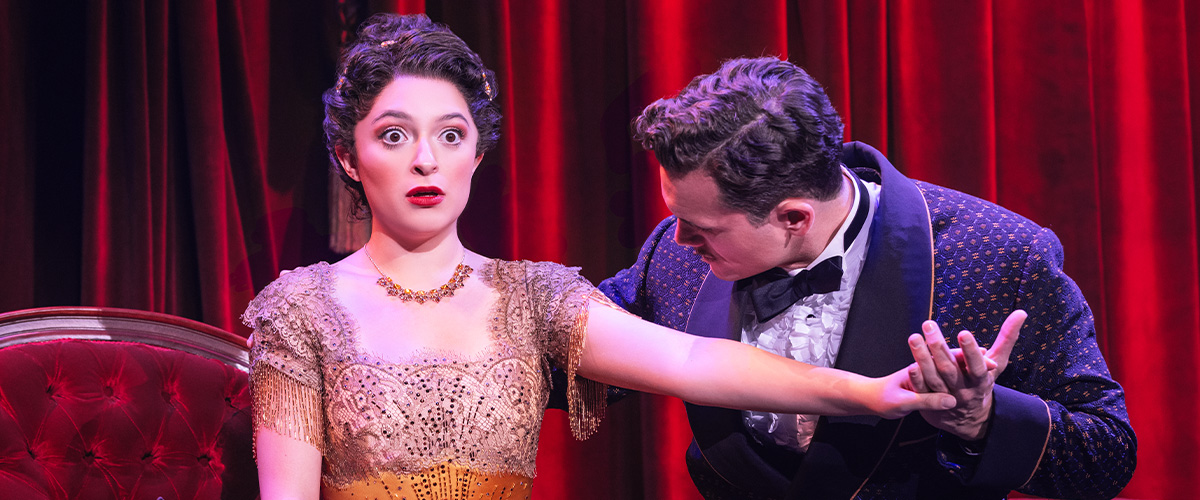 Katerina McCrimmon and Stephen Mark Lukas in the National Tour of Funny Girl. Photo by Matthew Murphy for MurphyMade.