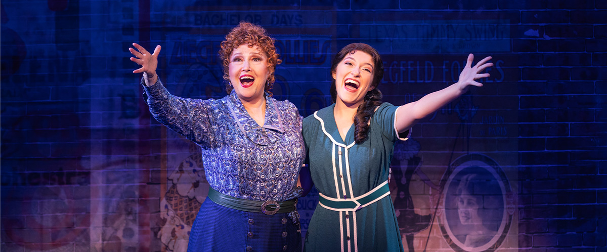 Melissa Manchester and Katerina McCrimmon in the National Tour of Funny Girl. Photo by Matthew Murphy for MurphyMade