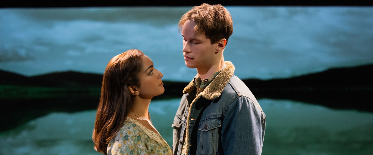 Chiara Trentalange and Ben Biggers in the GIRL FROM THE NORTH COUNTRY North American Tour (photo by Evan Zimmerman for MurphyMade).