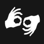hands signing icon