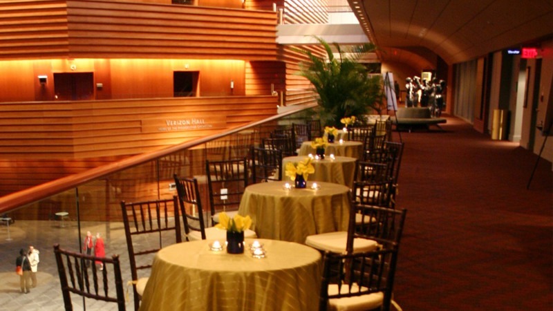 The Kimmel Center's First Tier Lounge is ideal for elegant group gatherings.