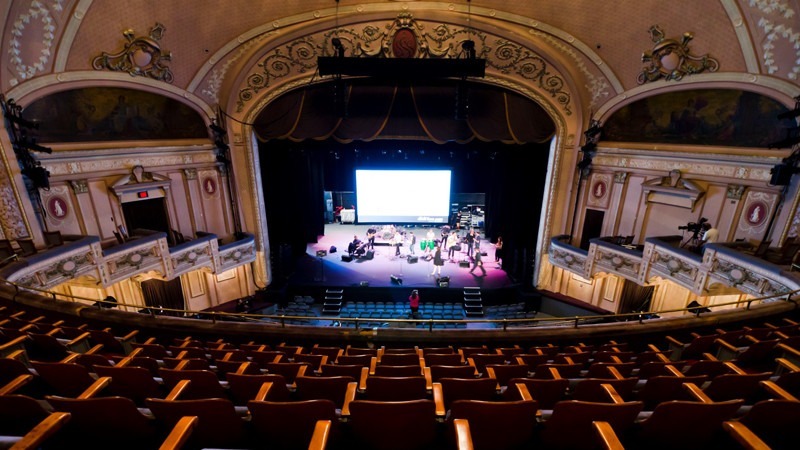Another historical and famous venue, the Merriam Theater adds an elegant touch to any performance.