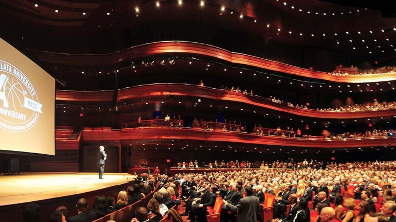 The Verizon Hall features outstanding architecture and amazing acoustics.